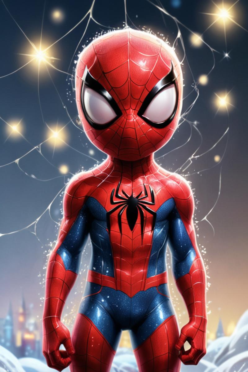 05420-3756514005-christmassweater, Highly detailed Dynamic shot of majestic adorable spiderman, high quality, beautiful masterpiece, fantasy crea.png